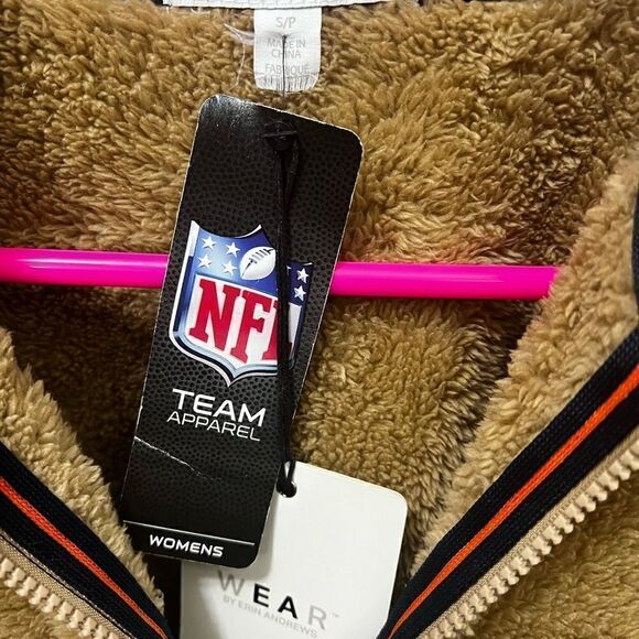 NFL bears team wear by erin andrews teddy pullover jacket - Picture 9 of 10